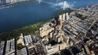 ICG and campus from the air
